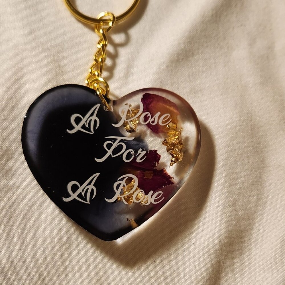 A Rose For A Rose Keychain